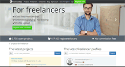 Desktop Screenshot of freelancermap.com