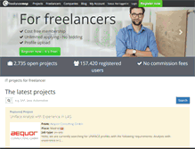 Tablet Screenshot of freelancermap.com
