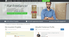 Desktop Screenshot of freelancermap.de